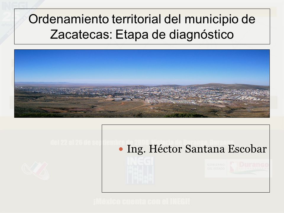 Ordenamiento territorial del municipio de Zacatecas: Etapa de diagnóstico