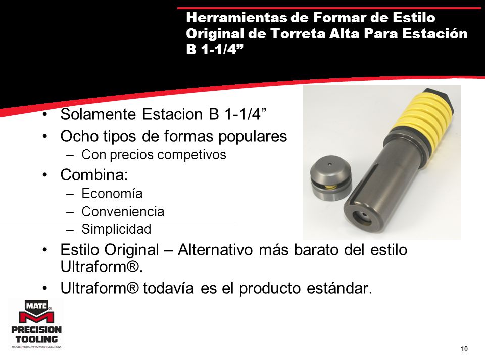 Solamente Estacion B 1-1/4 Ocho tipos de formas populares Combina: