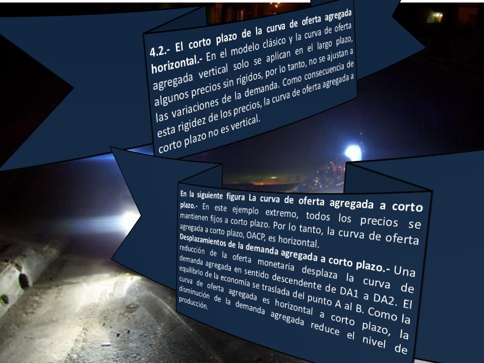 El corto plazo de la curva de oferta agregada horizontal