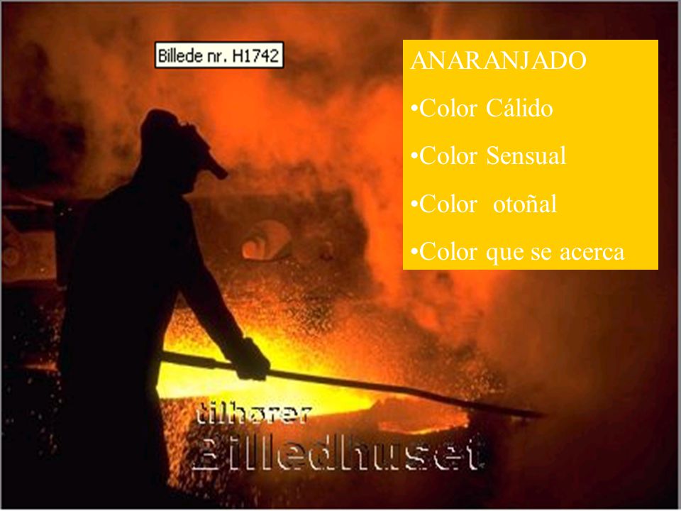 ANARANJADO Color Cálido Color Sensual Color otoñal Color que se acerca