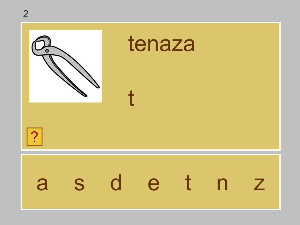 2 tenaza t a s d e t n z