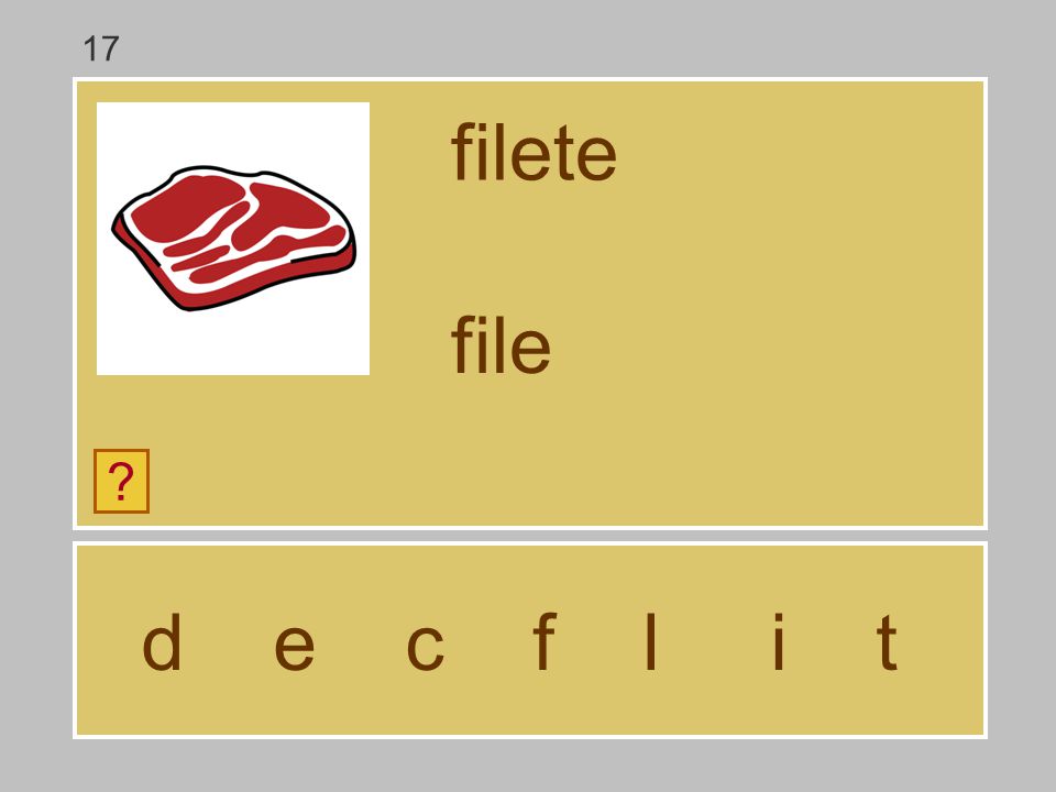 17 filete file d e c f l i t