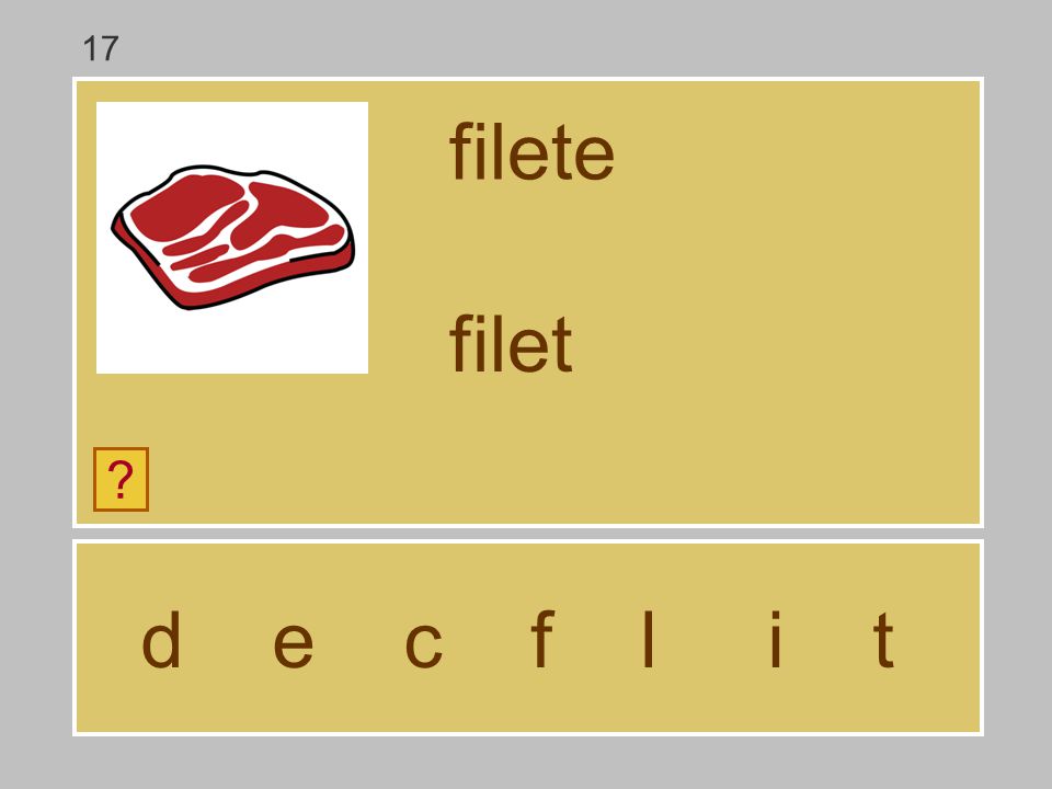 17 filete filet d e c f l i t
