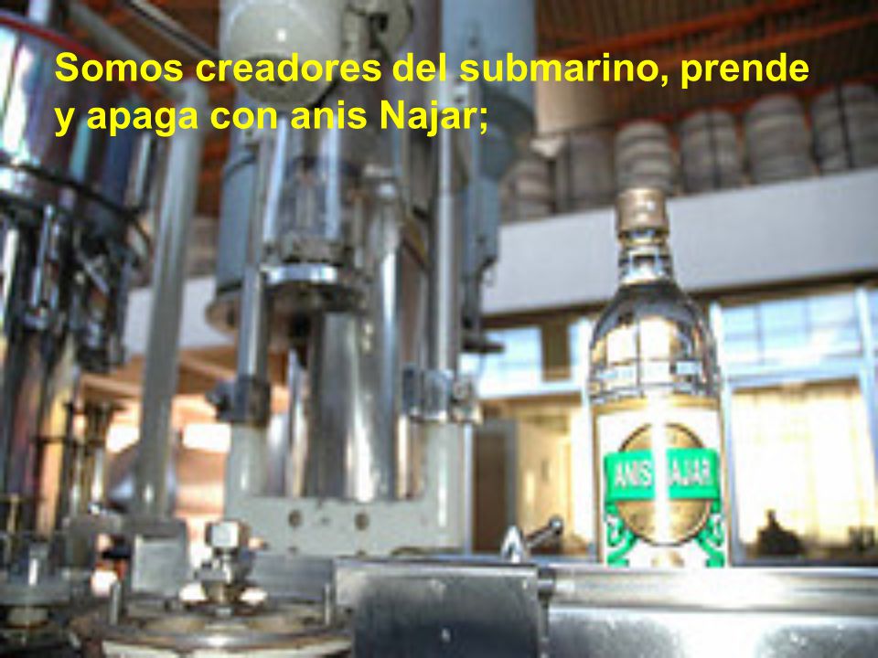 Somos creadores del submarino, prende y apaga con anis Najar;