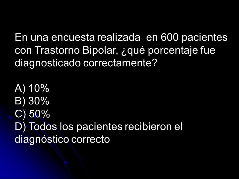 D) Todos los pacientes recibieron el diagnóstico correcto