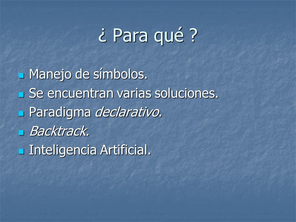 ¿ Para qué Manejo de símbolos. Se encuentran varias soluciones.