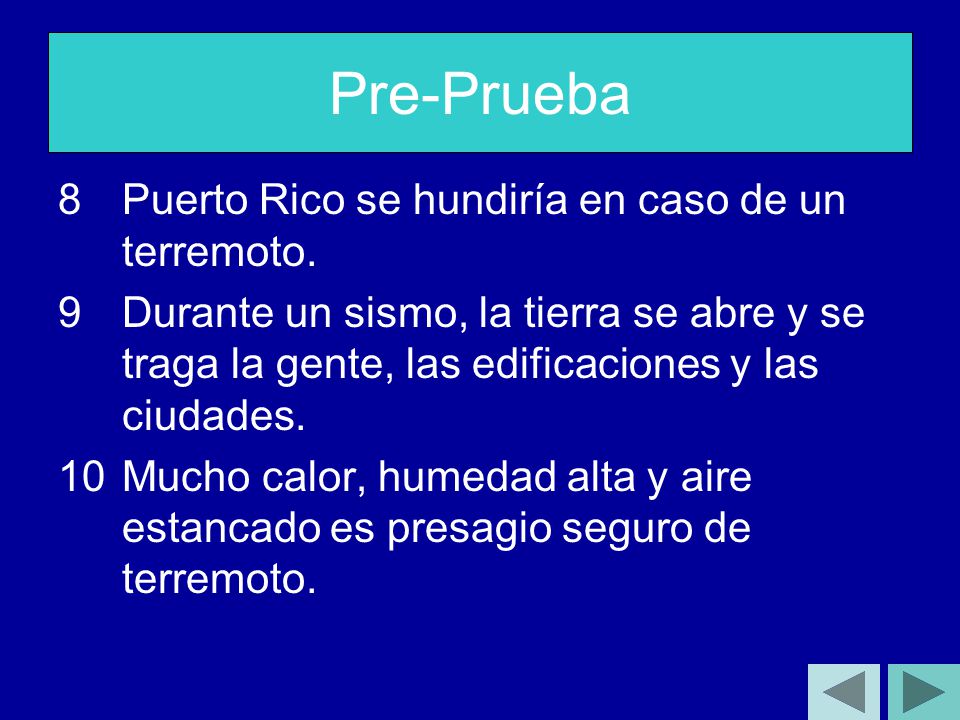 Pre-Prueba Puerto Rico se hundiría en caso de un terremoto.