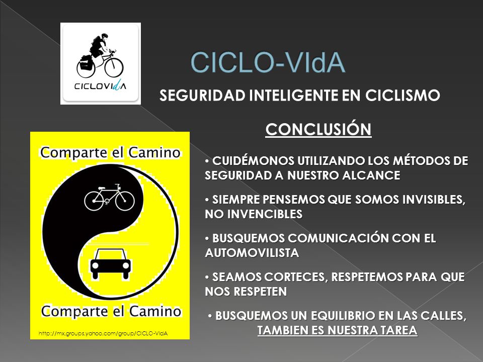 BUSQUEMOS UN EQUILIBRIO EN LAS CALLES, TAMBIEN ES NUESTRA TAREA