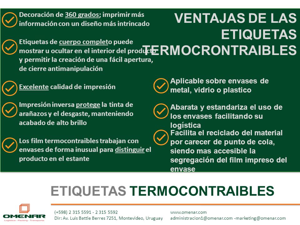 ETIQUETAS TERMOCRONTRAIBLES
