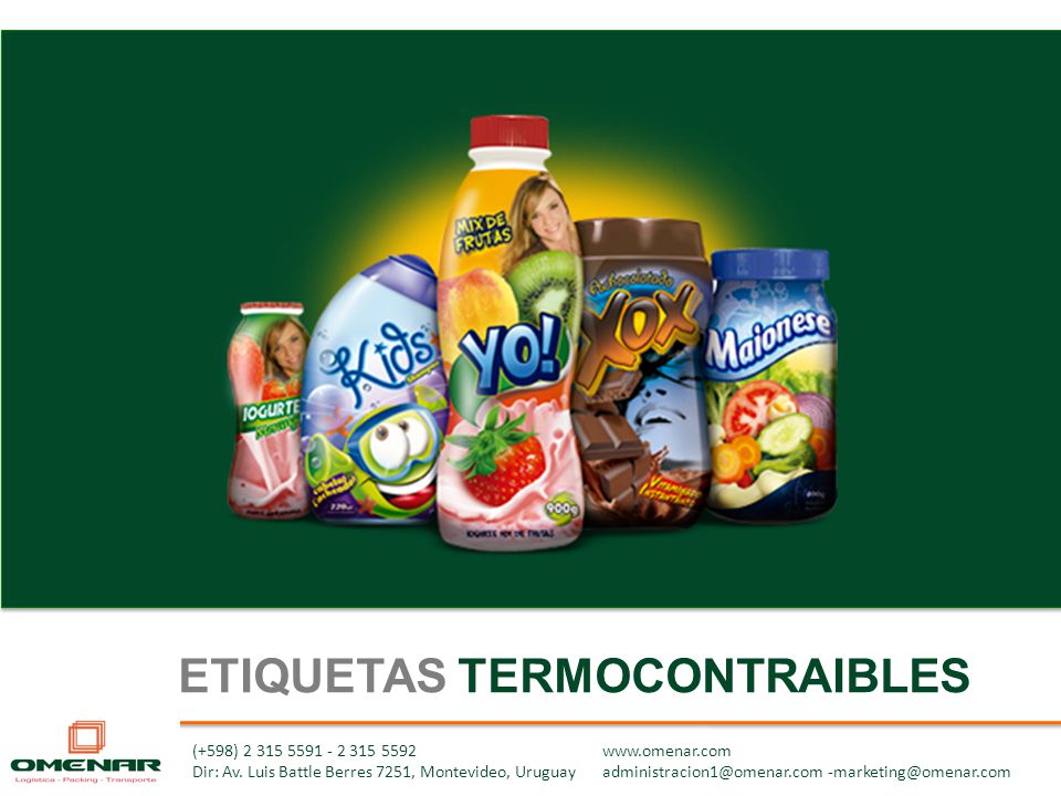ETIQUETAS TERMOCONTRAIBLES