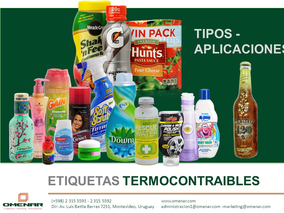 ETIQUETAS TERMOCONTRAIBLES