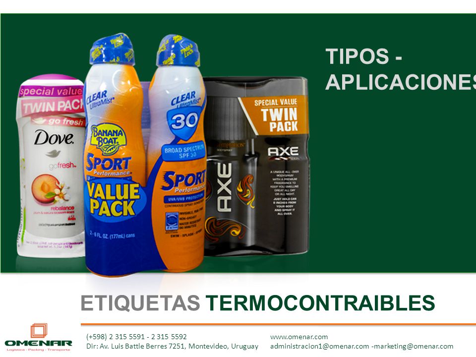 ETIQUETAS TERMOCONTRAIBLES