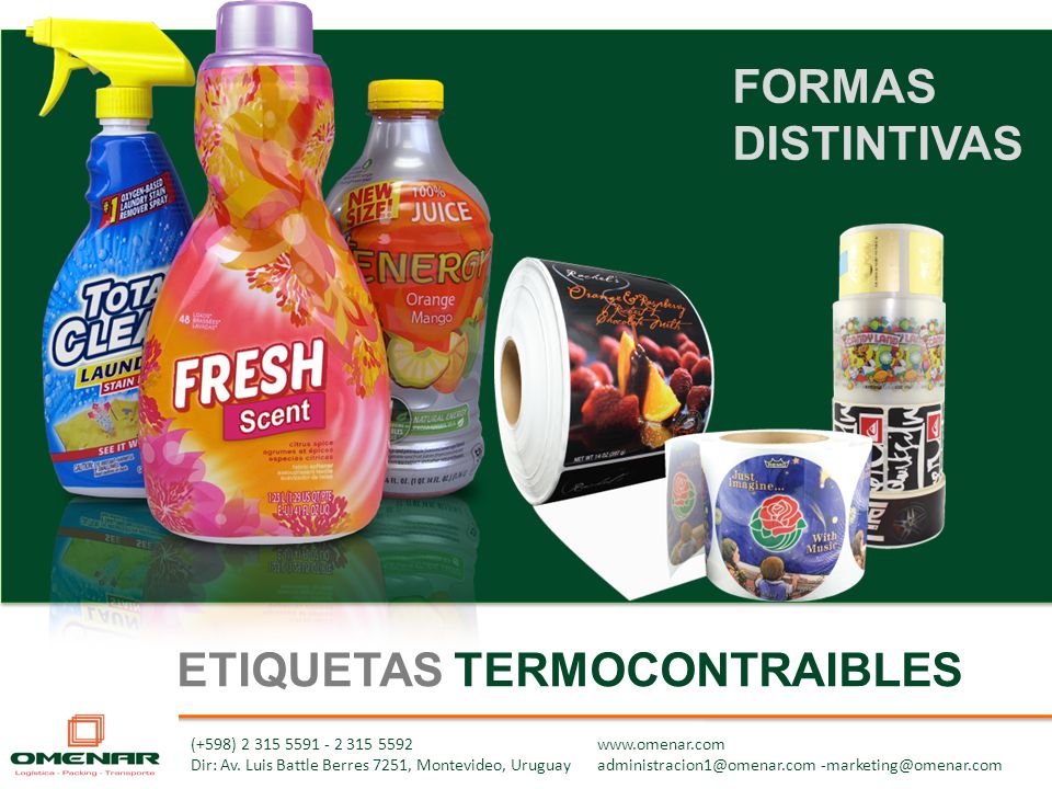 ETIQUETAS TERMOCONTRAIBLES