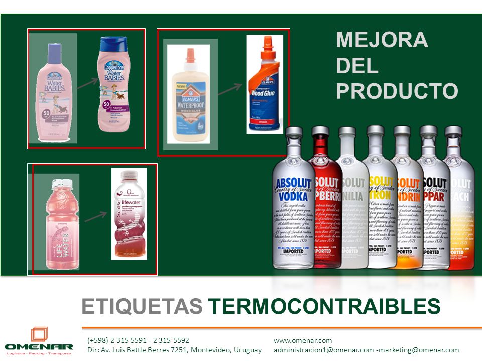 ETIQUETAS TERMOCONTRAIBLES