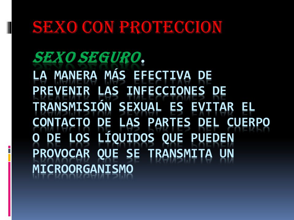Sexo con proteccion