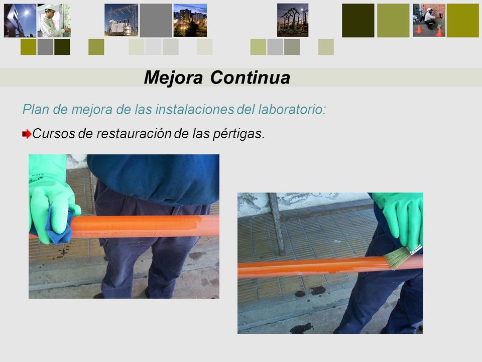 Mejora Continua Plan de mejora de las instalaciones del laboratorio: