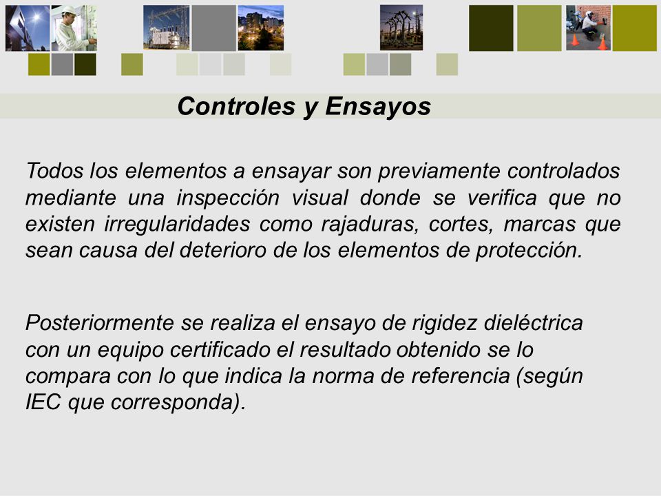 Controles y Ensayos