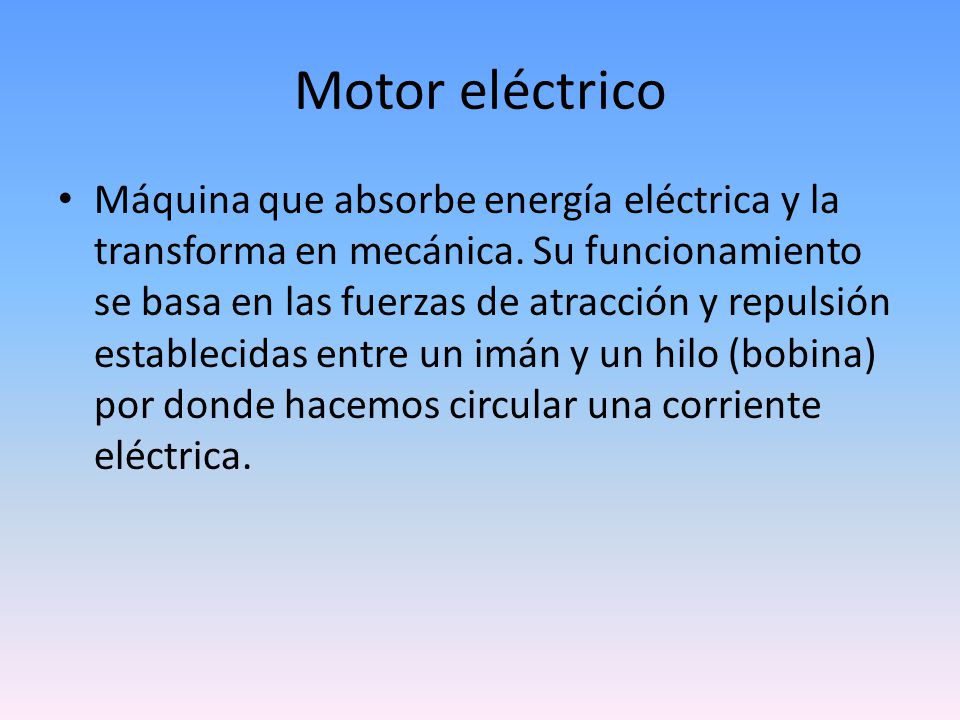 Motor eléctrico