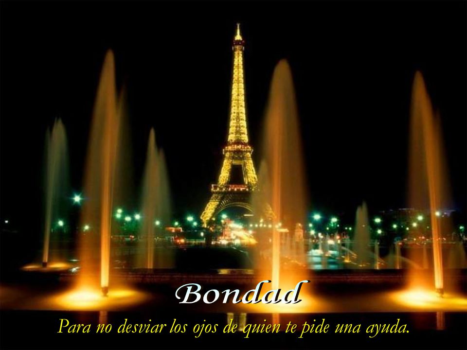 Para no desviar los ojos de quien te pide una ayuda.