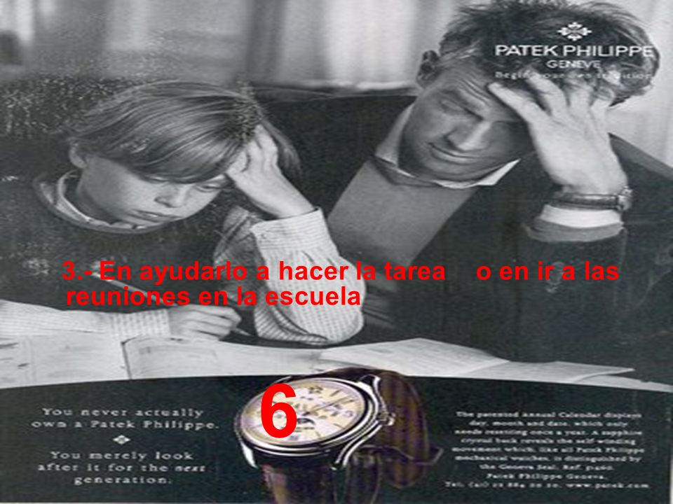 3.- En ayudarlo a hacer la tarea o en ir a las reuniones en la escuela