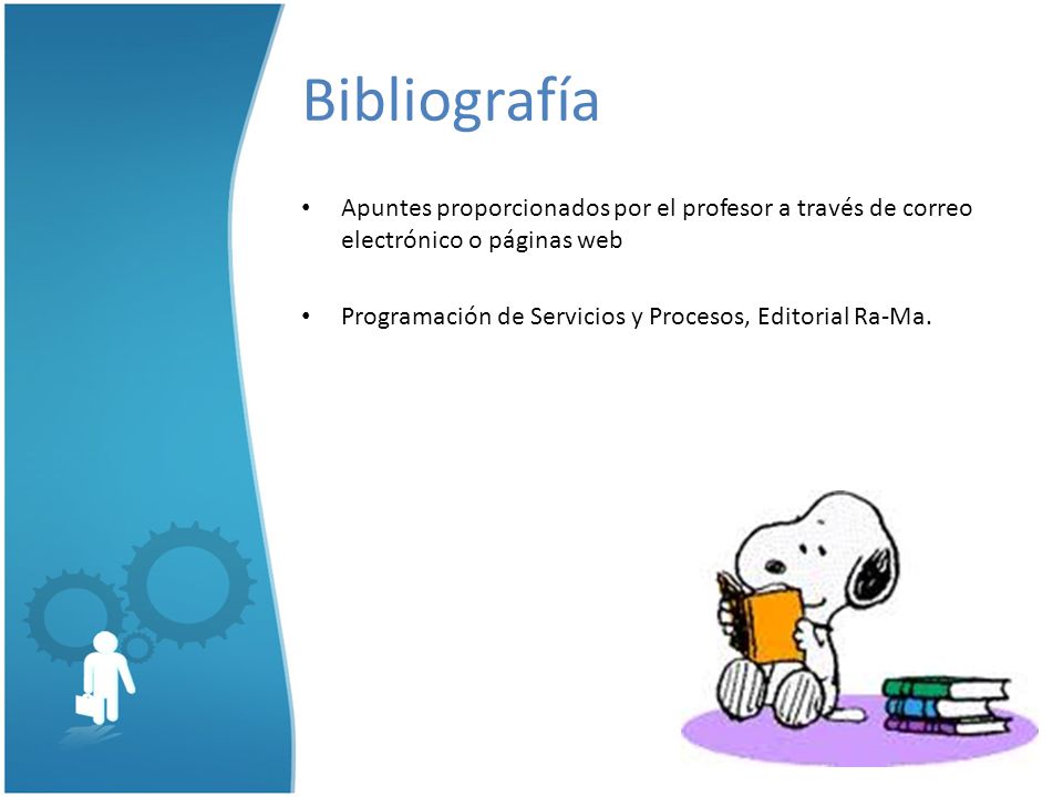 Bibliografía Apuntes proporcionados por el profesor a través de correo electrónico o páginas web.