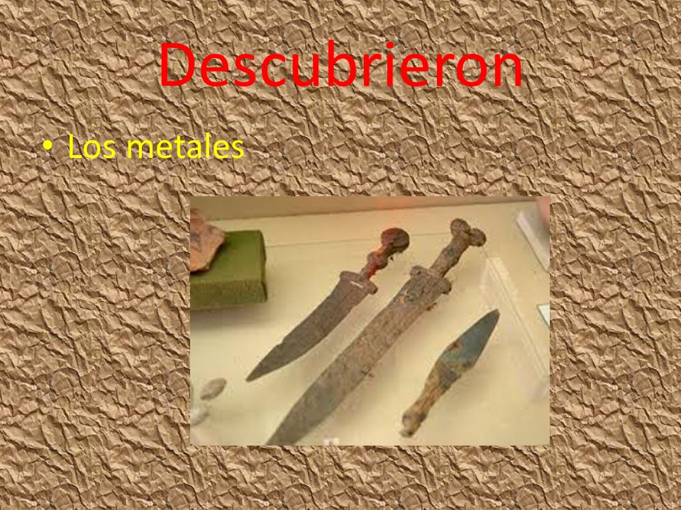 Descubrieron Los metales