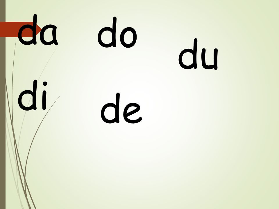 da do du di de