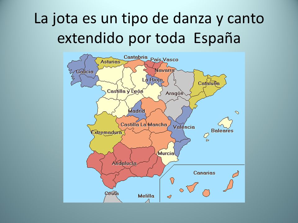 La jota es un tipo de danza y canto extendido por toda España