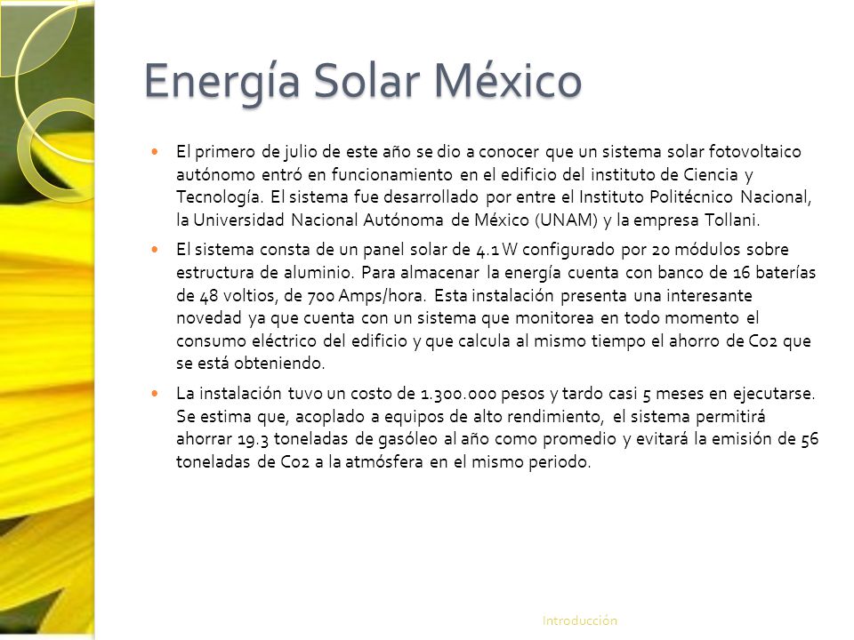Energía Solar México