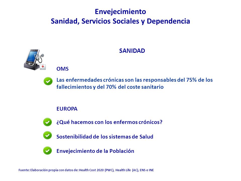 Sanidad, Servicios Sociales y Dependencia
