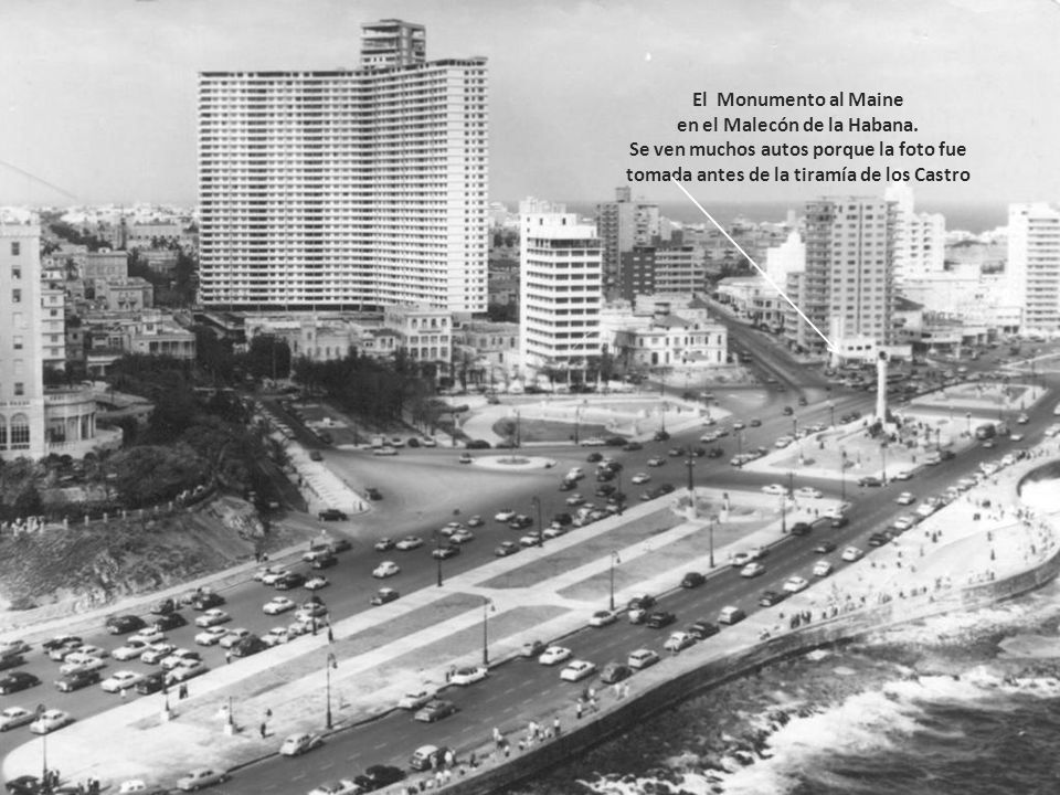El Monumento al Maine en el Malecón de la Habana