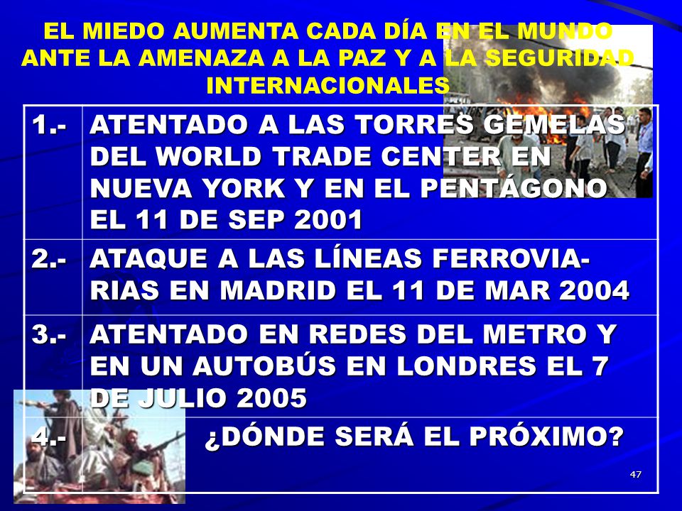 ATAQUE A LAS LÍNEAS FERROVIA-RIAS EN MADRID EL 11 DE MAR