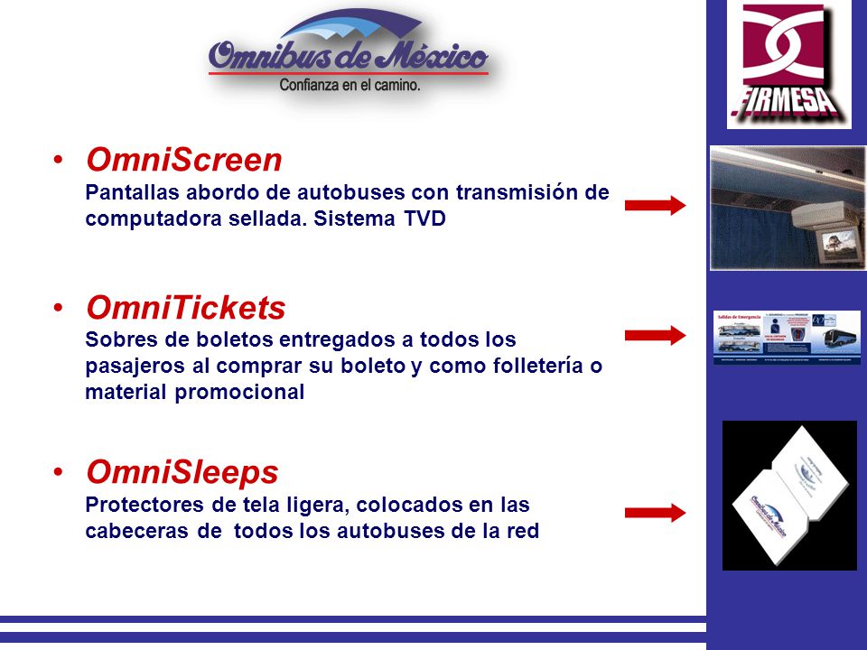 OmniScreen Pantallas abordo de autobuses con transmisión de computadora sellada. Sistema TVD