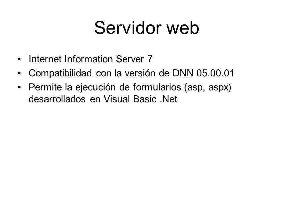 Servidor web Internet Information Server 7