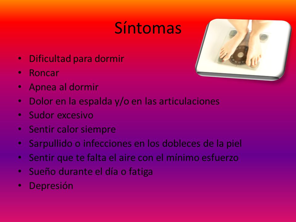 Síntomas Dificultad para dormir Roncar Apnea al dormir