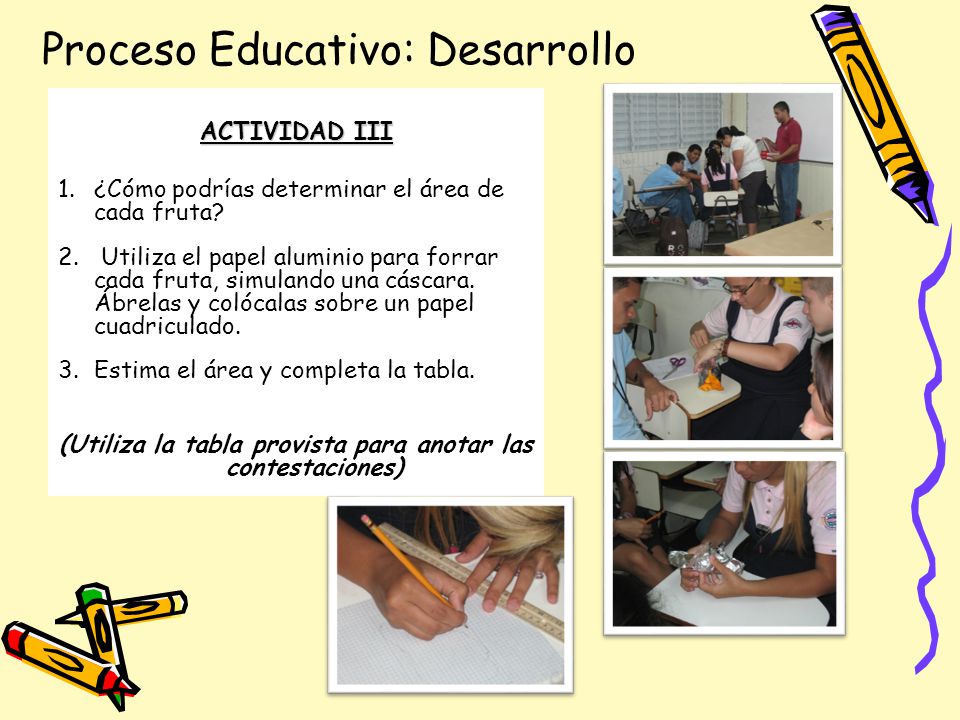 Proceso Educativo: Desarrollo