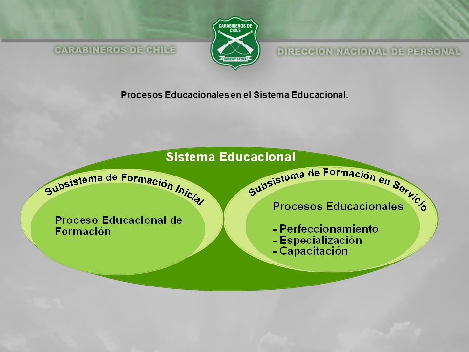 Procesos Educacionales en el Sistema Educacional.