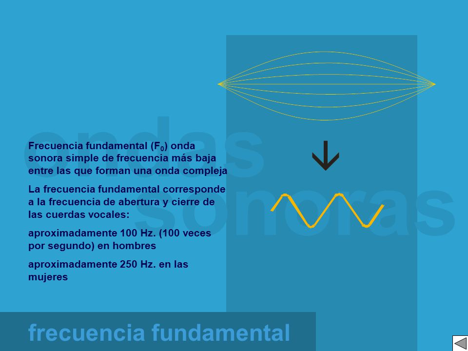 ondas sonoras frecuencia fundamental