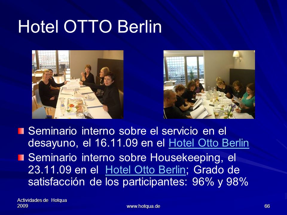 Hotel OTTO Berlin Seminario interno sobre el servicio en el desayuno, el en el Hotel Otto Berlin.
