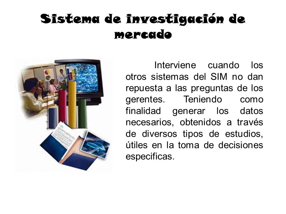 Sistema de investigación de mercado