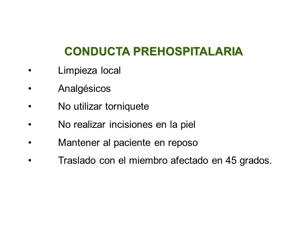 CONDUCTA PREHOSPITALARIA