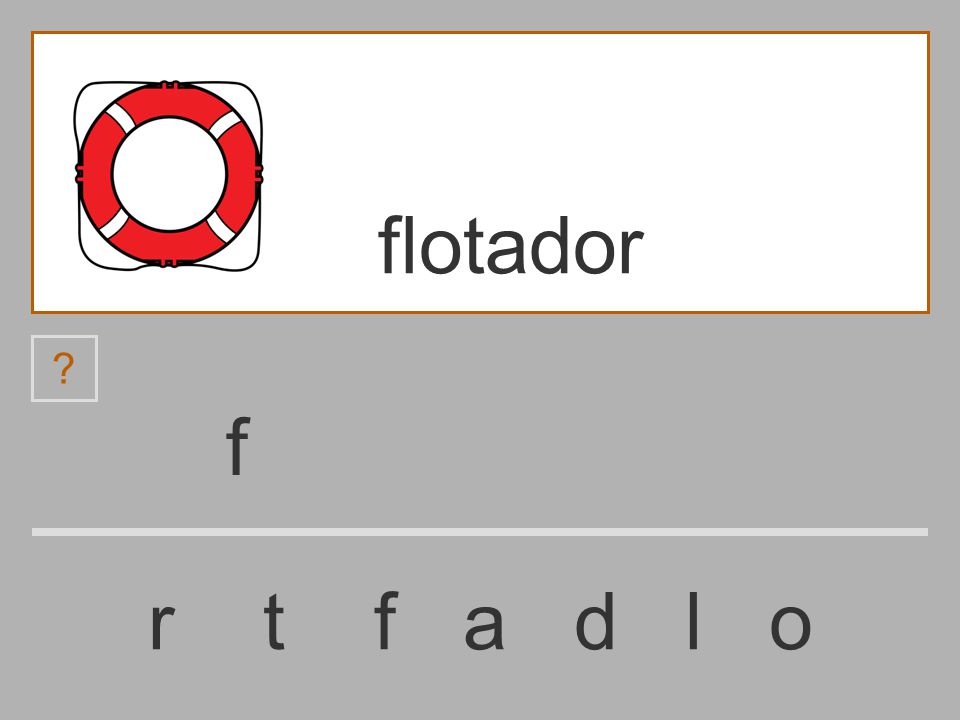flotador f r t f a d l o