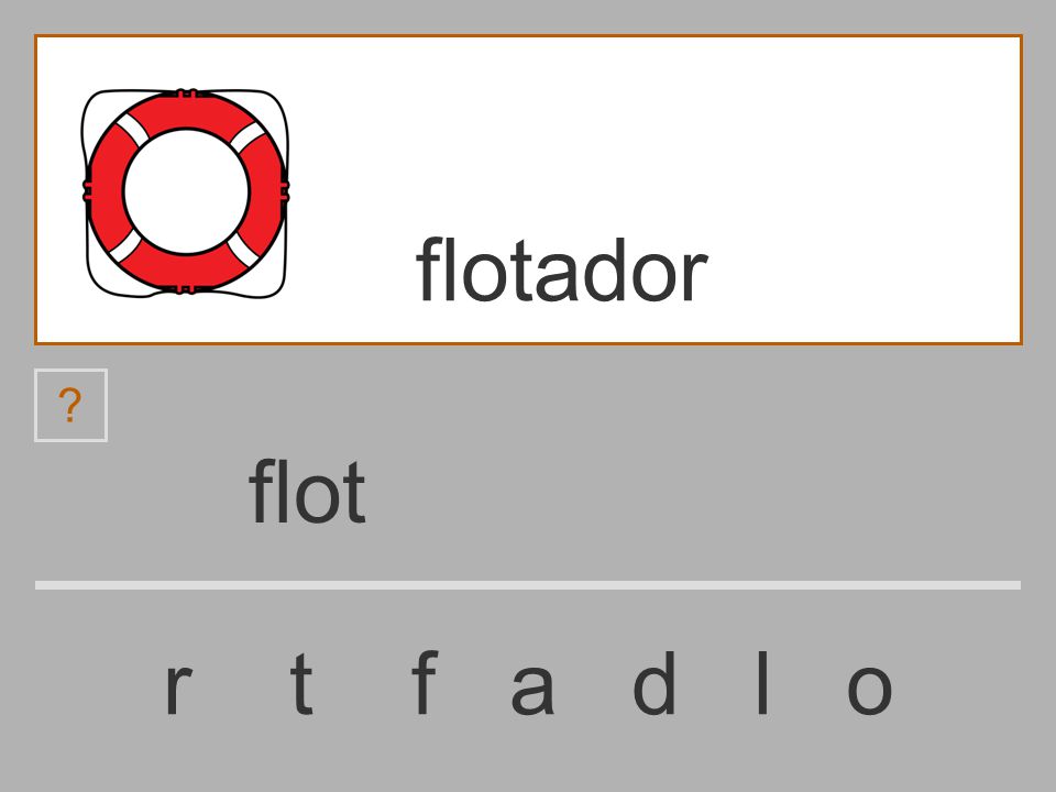 flotador flot r t f a d l o
