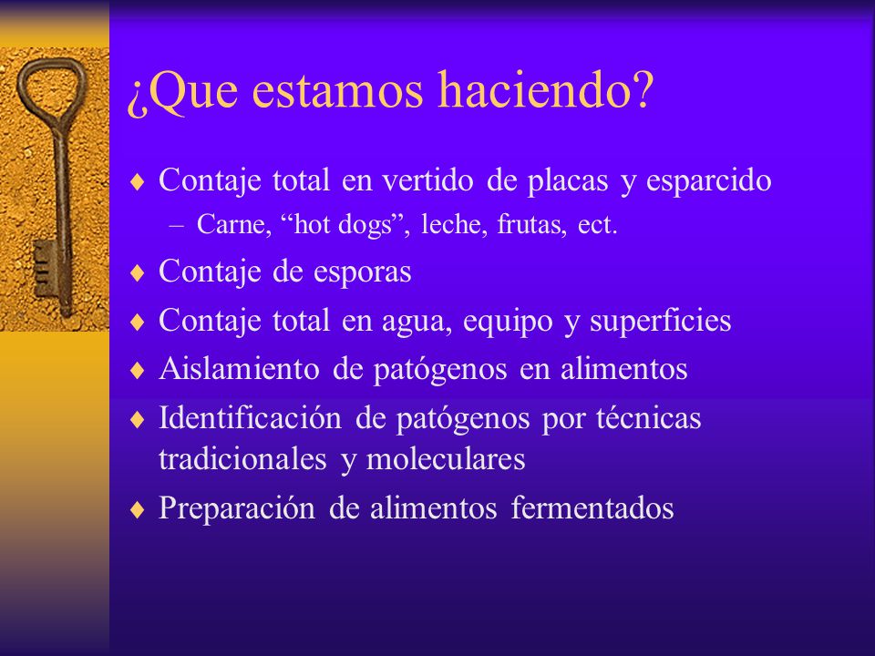 ¿Que estamos haciendo Contaje total en vertido de placas y esparcido