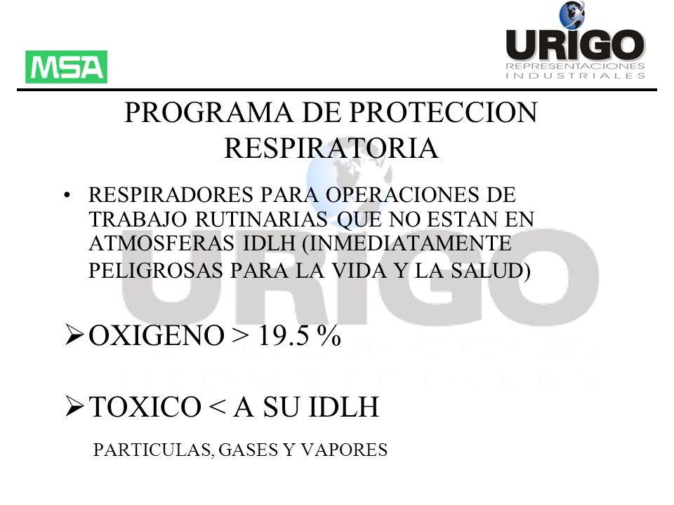 PROGRAMA DE PROTECCION RESPIRATORIA