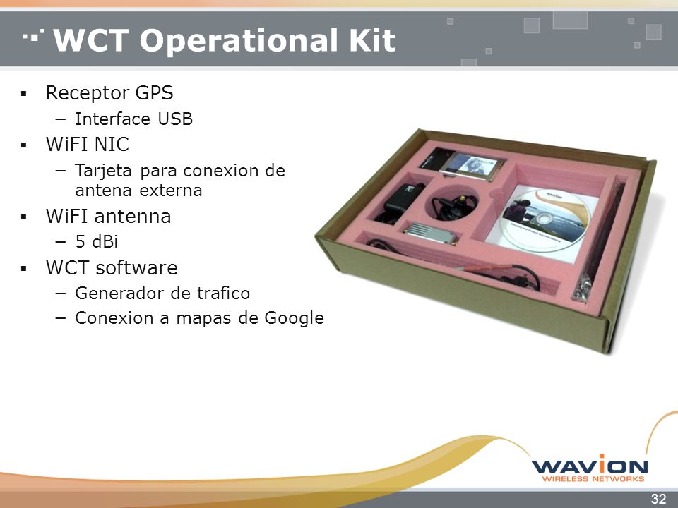 WCT Operational Kit Receptor GPS WiFI NIC WiFI antenna WCT software