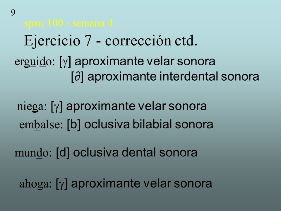 span semana 4 Ejercicio 7 - corrección ctd.