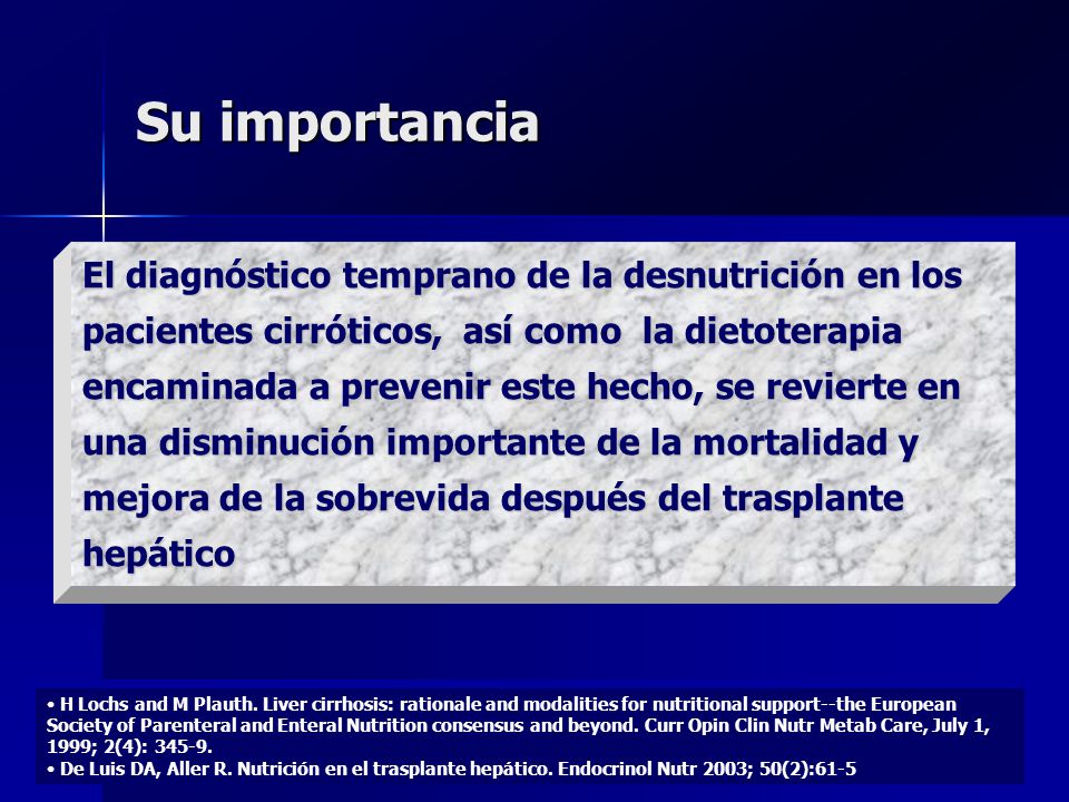 Su importancia