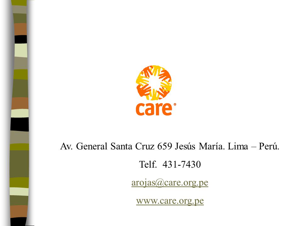 Av. General Santa Cruz 659 Jesús María. Lima – Perú.