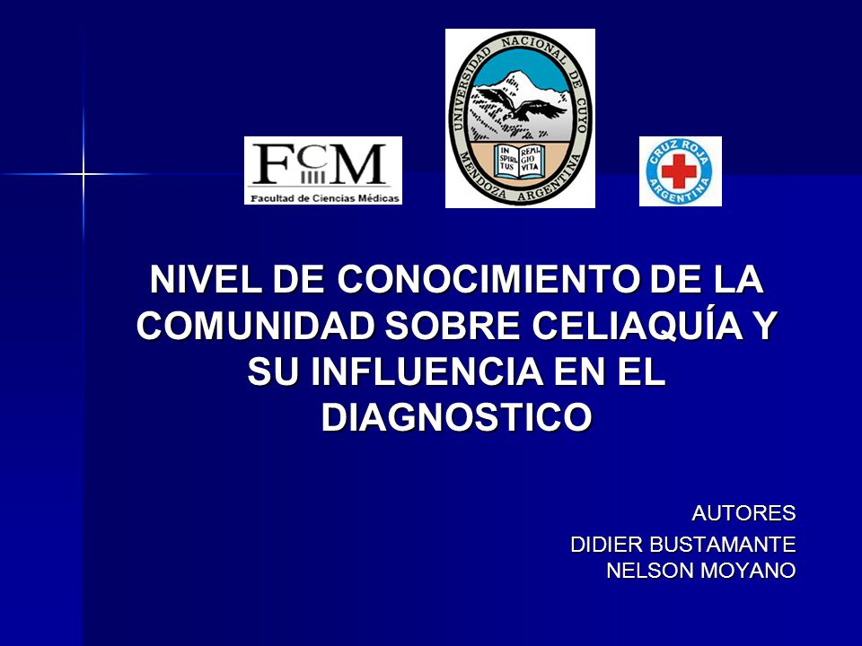 NIVEL DE CONOCIMIENTO DE LA COMUNIDAD SOBRE CELIAQUÍA Y SU INFLUENCIA EN EL DIAGNOSTICO